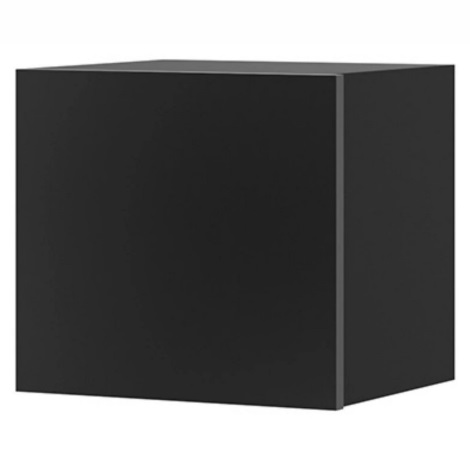 Väggskåp PAVO 34x34 cm skinande svart