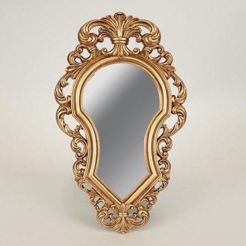 Väggspegel 32,3x19,5 cm guld