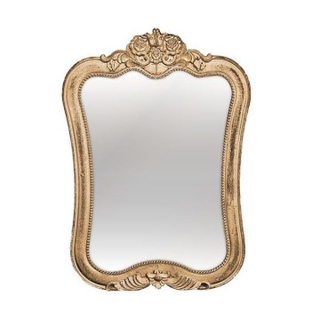 Väggspegel 49x69 cm guld