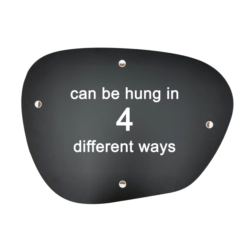 Väggspegel AMORPHOUS 70x90 cm