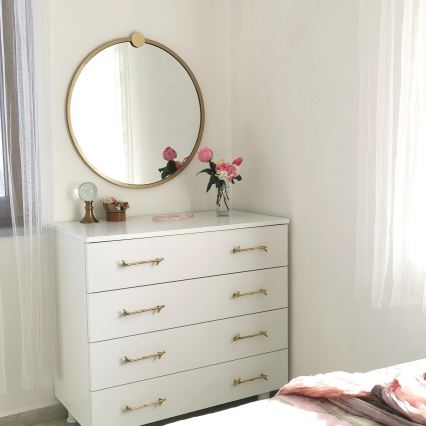 Väggspegel AYNA 60 cm guld