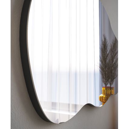 Väggspegel BABY 72x40 cm svart