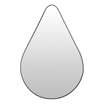 Väggspegel RIVERSIDE 75x50 cm svart