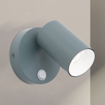 Väggspot PENN 1xGU10/13W/230V grå