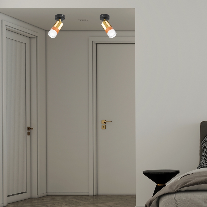 Väggspotlight AURORA 1xGU10/10W/230V