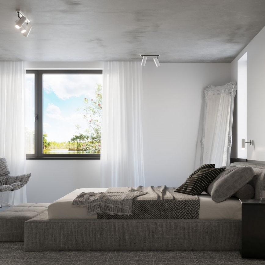 Väggspotlight DIREZIONE 1xGU10/40W/230V vit