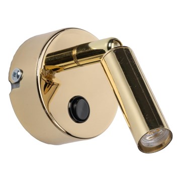 Väggspotlight ENZO 1xG9/8W/230V guld