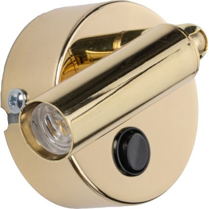 Väggspotlight ENZO 1xG9/8W/230V guld