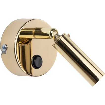 Väggspotlight ENZO 1xG9/8W/230V guld