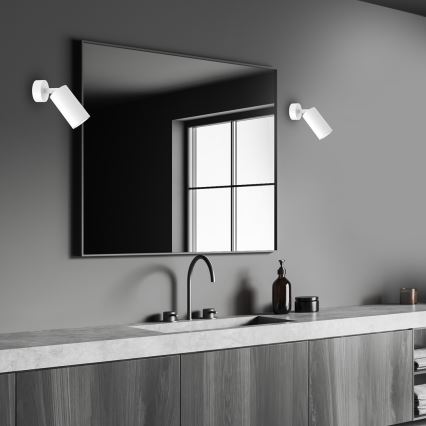 Väggspotlight HUDSON 1xGU10/8W/230V vit