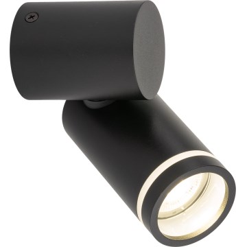 Väggspotlight JET KIT 1xGU10/10W/230V svart