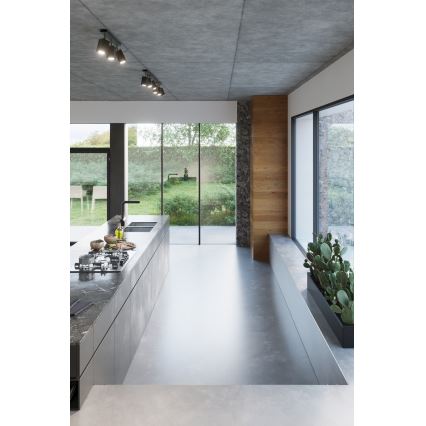 Väggspotlight MERIDA 1xGU10/40W/230V svart