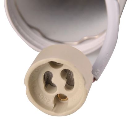 Väggspotlight PARIS 2xGU10/10W/230V vit