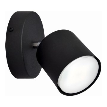 Väggspotlight PUNTA 1xGX53/10W/230V svart