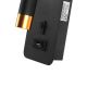 Väggstrålkastare med USB-laddare 1xG9/35W/230V svart/guld