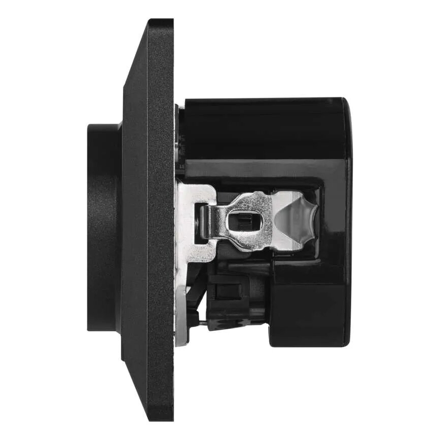 Vägguttag med USB 250V/16A antracit