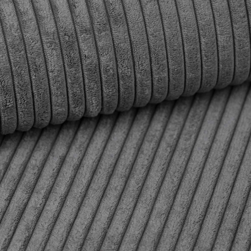 Vändbar L-formad hörnsoffa med bäddfunktion och förvaring SALVADA mörkgrå