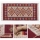 Vändbar orientalisk kelimmatta KILIM 80x150 cm röd/beige