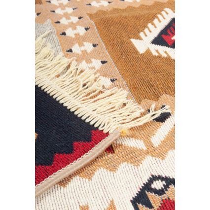 Vändbar orientalisk matta KILIM GOLD 60x120 cm, flerfärgad