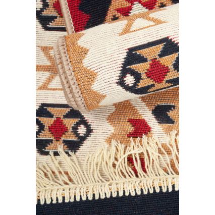 Vändbar orientalisk matta KILIM GOLD 60x120 cm, flerfärgad