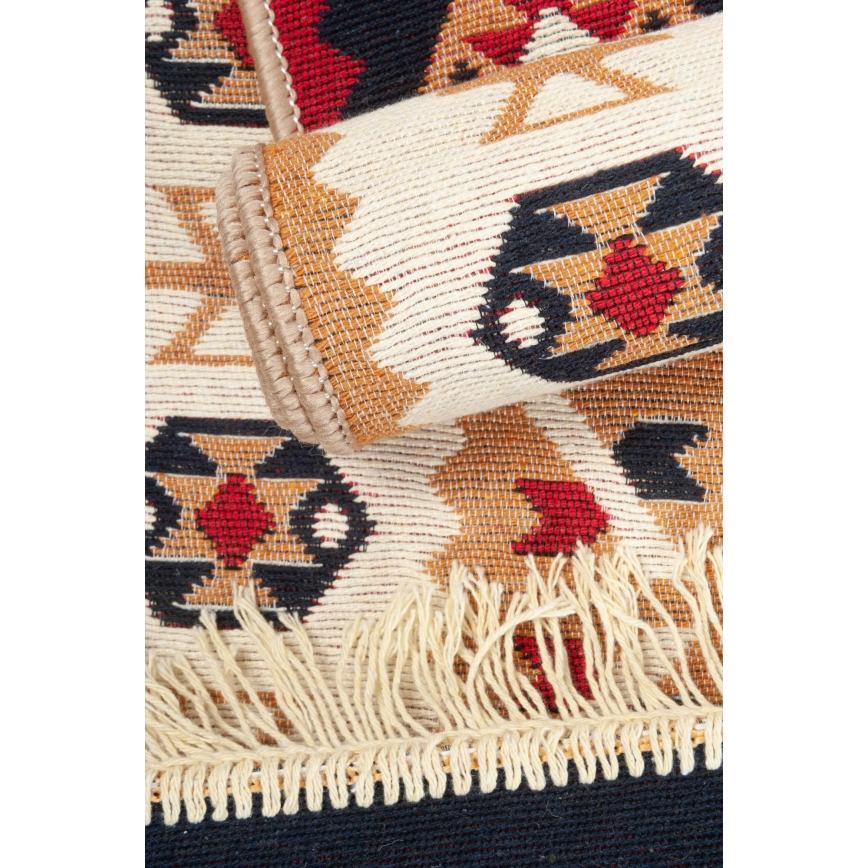 Vändbar orientalisk matta KILIM GOLD 60x120 cm, flerfärgad