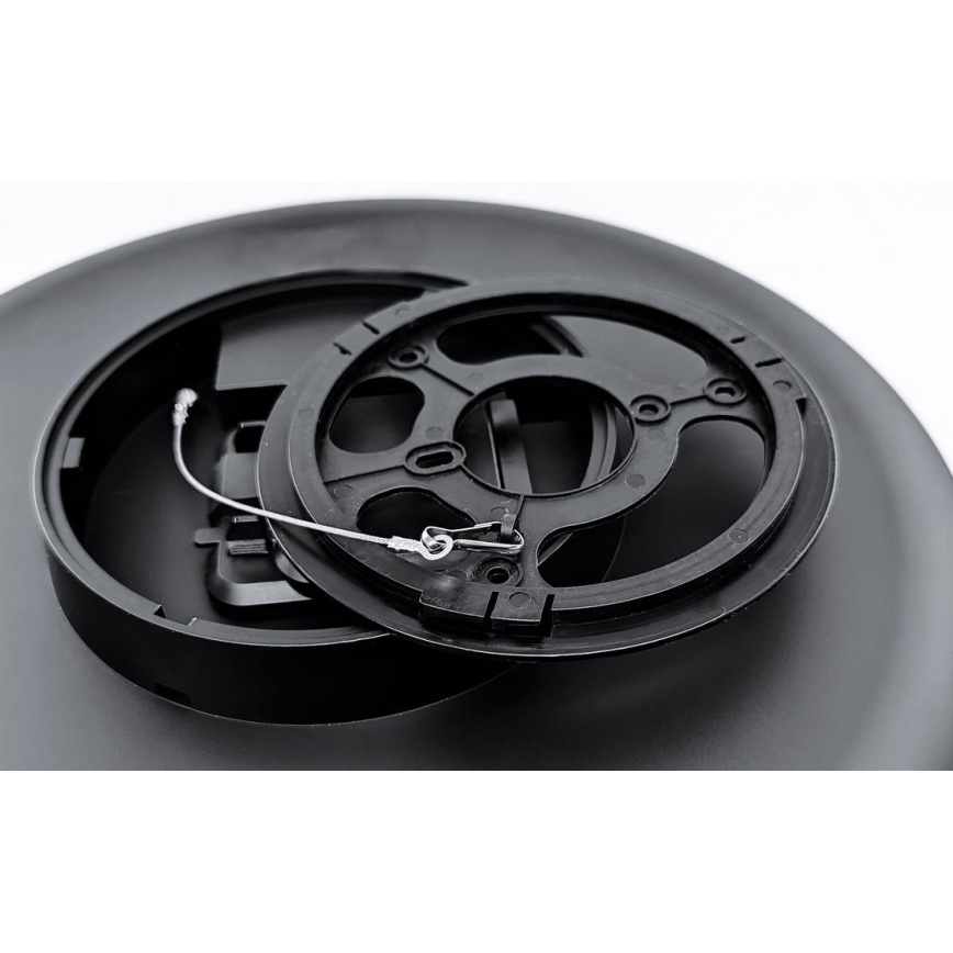 LED Dimbart badrumsplafond VARIO NOVA LED/13/18W/230V 3000/4000/5700K Ø 36 cm IP44 svart