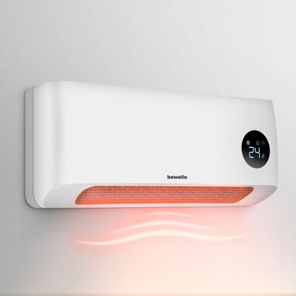 Värmeelement 1000W/2000W/230V + fjärrkontroll