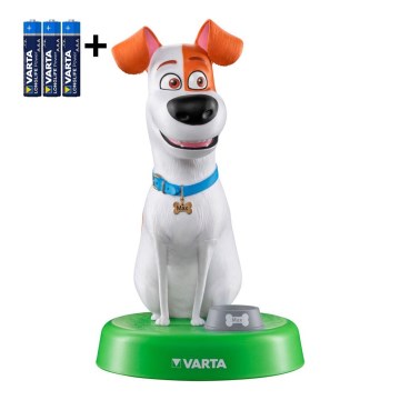Varta 15641 - Barn LED-lampa THE SECRET LIFE av PETS LED/3xAAA