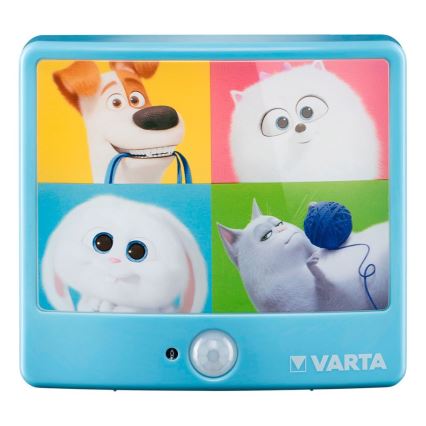 Varta 15642 - Barn LED-belysning  med sensor THE SECRET LIFE av PETS LED/3xAAA