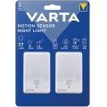 Varta 16624101402 - SET OM 2x LED Nattlampa med sensor NIGHT LIGHT LED/3xAAA