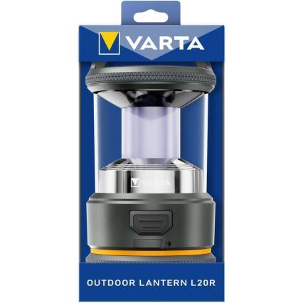 Varta 17550101111 - LED campinglampa L20 LED/3,6V 2600 mAh IP54