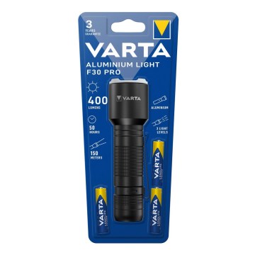 Varta 17608101421 - LED ficklampa ALUMINIUM LIGHT LED/3xAAA