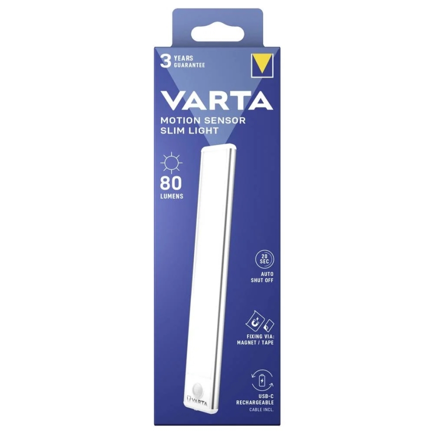 Varta 17624101111 - LED-laddningsbar möbelbelysning med rörelsesensor LED/5V 650 mAh