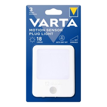 Varta 18624101401 - LED Ljusreglerad nattlampa med sensor LED/230V