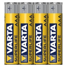 Varta 2003101304 - 4 delar Zink-kol batteri SUPERLIFE AAA 1,5V