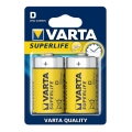 Varta 2020 - 2 st Bilbon Zinkbatterier SUPERLIFE D 1,5V