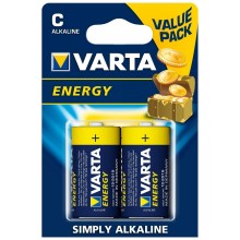 Varta 4114 - 2 st Alkaliska batterier ENERGY C 1,5V