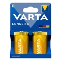 Varta 4120101422 - 2 delar Alkaliskt batteri LONGLIFE D 1,5V