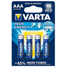 Varta 4903 - 4st Alkaliska batterier HIGH ENERGY AAA 1,5V