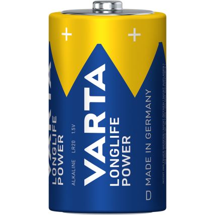 Varta 4920121422 - 2 st Alkalinebatterier LONGLIFE POWER LR20/D 1,5V