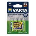 Varta 56706 - 4 st Laddningsbara batterier ACCU AA NiMH/2100mAh/1,2V