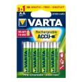 Varta 5675 - 3+1 st Laddningsbara Batterier ACCU AA Ni-MH/2100mAh/1,2V