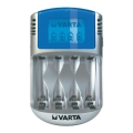 Varta 57070 - Batteriladdare LCD 4xAA/AAA 100-240V/12V/5V