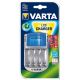 Varta 57070 - Batteriladdare LCD 4xAA/AAA 100-240V/12V/5V