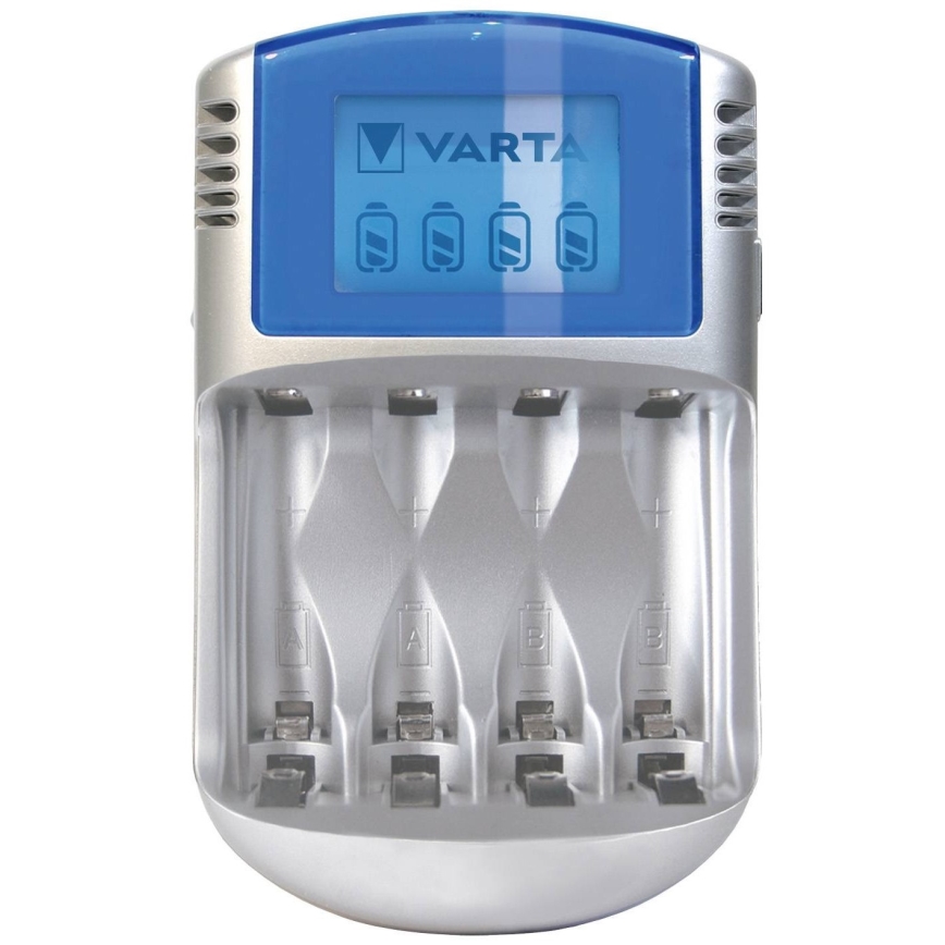 Varta 57070201451 - LCD-batteriladdare för 4xAA/AAA 2600mAh 5V