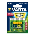 Varta 5716 - 4 st uppladdningsbara batterier ACCU AA NiMH/2600mAh/1,2V