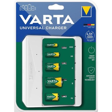 Varta 57658101401 - Batteriladdare för AA/AAA/C/D/5V