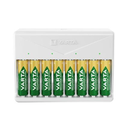 Varta 57659101401 - Batteriladdare för 8× AA/AAA, 5 V