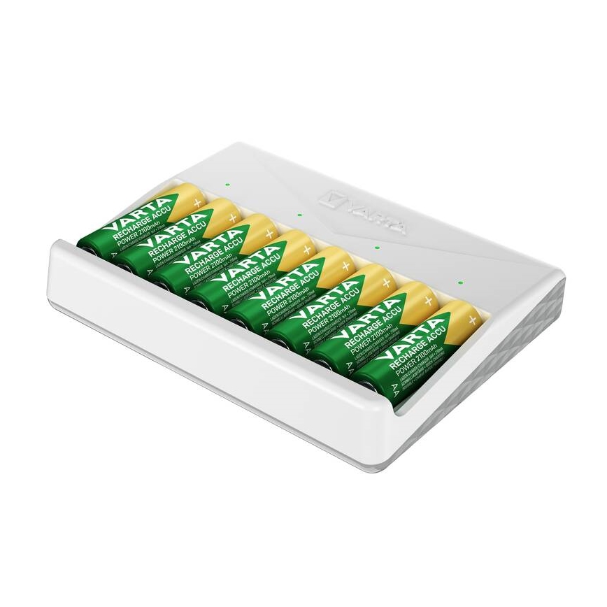 Varta 57659101401 - Batteriladdare för 8× AA/AAA, 5 V