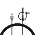 Varta 57937101111 - USB-kabel 03.01.2001 med connector Lightning och Micro USB 2m